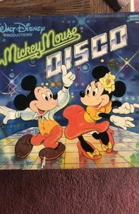 Mickey Mouse disco LP 1979, rear cover damage