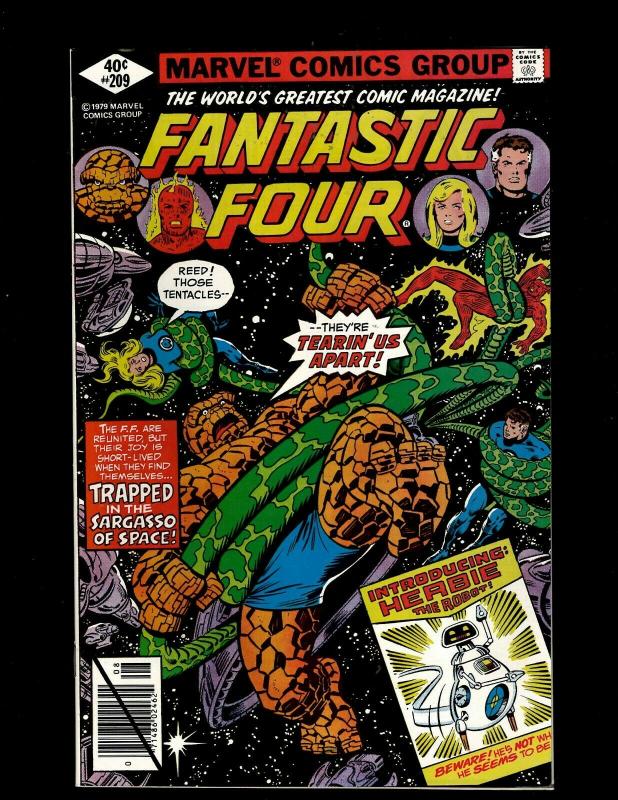 Lot of 8 Fantastic Four Marvel Comic Books #202 203 204 205 206 207 208 209 GK18