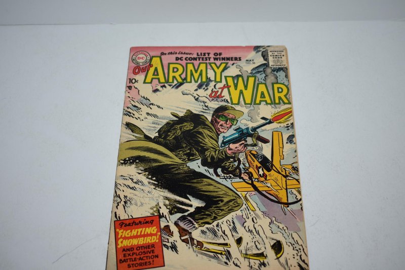 Our Army at War #58 (1957) Joe Kubert VG/F 5.0 Comic Book