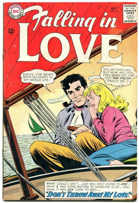 FALLING IN LOVE #70 1964-DC ROMANCE VG/FN