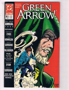Green Arrow Annual #2 VF DC Comics  Arrow TV Show Comic Book O Neil JLA DE21