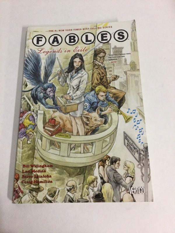 Fables Vol 1 Legends In Exile Vf Very Fine Tpb Vertigo