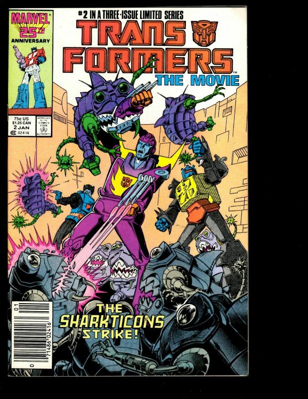 Lot Of 8 Comics Transformers Universe # 2 3 4 (2) The Movie # 2 (2) 3 (2)  WS4