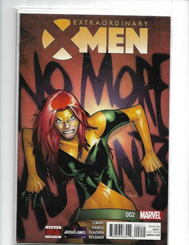 Extraordinary X-Men 2A Ramos Variant NM 2016    nw113