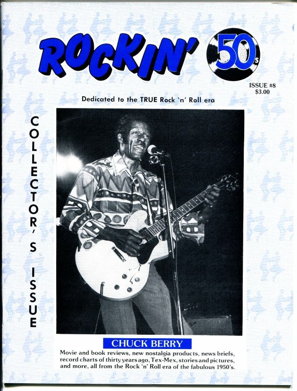 Rockin' 50's #8 1987 -Wm Griggs-Chuck Berry-early rock history-VF