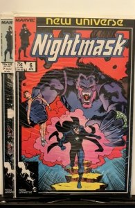Lot of 2 Nightmask #6,7 (1987)