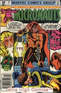 MICRONAUTS  (1979 Series)  (MARVEL) #34 NEWSSTAND Very Good Comics Book