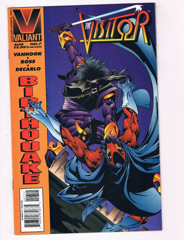 The Vistor #7 NM Valiant Comics Comic Book Vanhook Ross Aug DE28