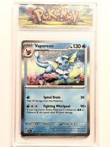 VAPOREON HOLO | SCARLET & VIOLET: 151 #134/165 | ENCAPSULATED
