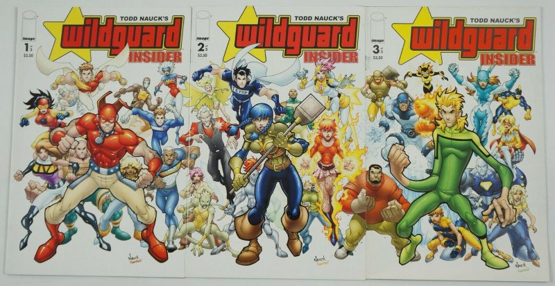 Wildguard Insider #1-3 VF/NM complete series - todd nauck - image comics set 2