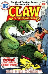 CLAW (1975 Series) #2 Fair Comics Book