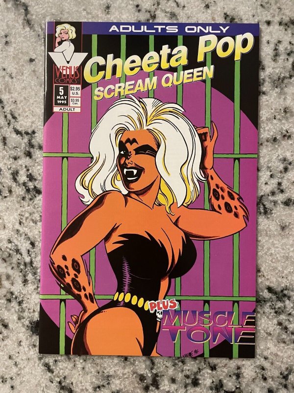 Cheeta Pop Scream Queen # 5 NM Venus Comics Comic Book 1995 Muscle Tone RF8 