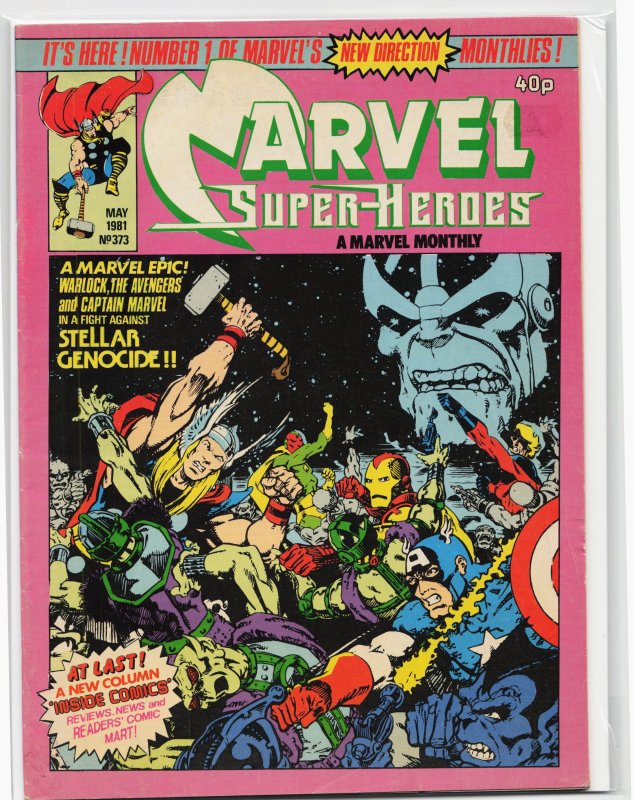 Marvel Super-Heroes #373 (1981) British Variant
