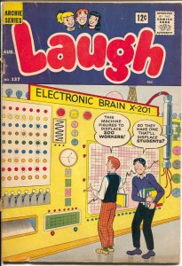 Laugh #137 1962-Archie-Betty-Veronica-Katy Keene-The Fly-Fly Girl-G