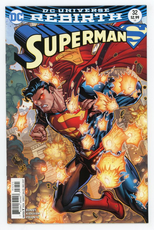 Superman #32 (2016 v4) Tyler Kirkham Deathstroke Jonboy Meyers Variant NM-