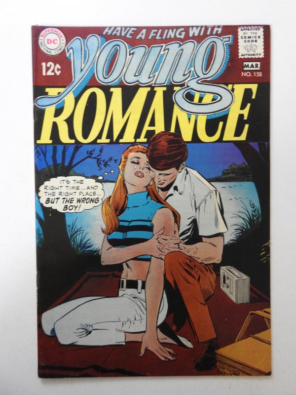 Young Romance #158 (1969) VF Condition! Overspray