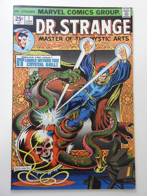 Doctor Strange #1 (1974) GD+ Condition MVS intact centerfold detached