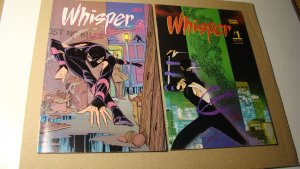 WHISPER 1 & 2 LOT *VF/NM 9.0* CAPTAL COMICS 1ST APPEARANCE