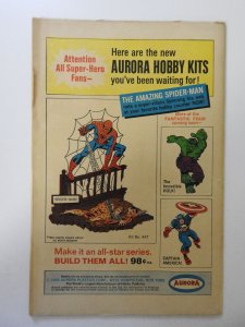 Thor #137 VG Condition centerfold detached bottom staple