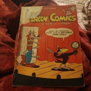 REAL SCREEN COMICS #37 1951-FOX AND CROW FLIPPITY-FLOP Funny animal cartoon book