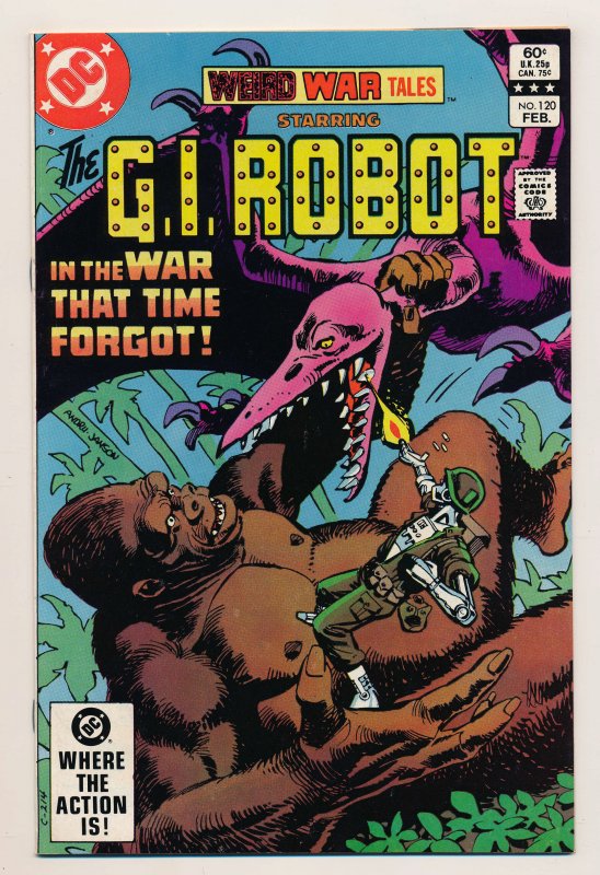 Weird War Tales (1971) #120 VF- G.I. Robot