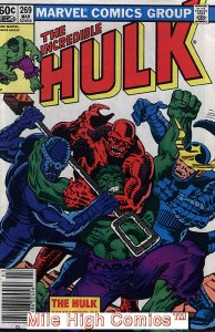 HULK  (1962 Series) (#1-6, #102-474, #600-635)(INCREDIBLE)(MV) #269 Near Mint