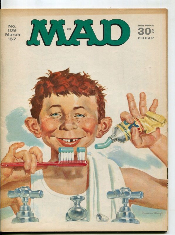 MAD Magazine #109 1967-Norman Mingo-Drucker-Berg-Jacobs-VF