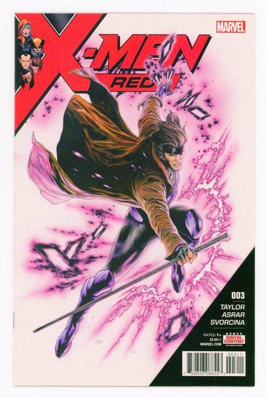 X-Men: Red #3 Tom Taylor Gambit  NM