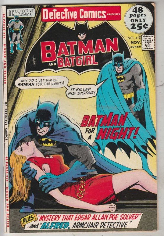 Detective Comics #417 (Nov-71) VF/NM High-Grade Batman