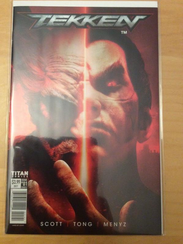 TEKKEN 1, COVER A B C D E F, 1ST PRINT, TITAN COMICS, VIDEO GAME COMICS, 2017