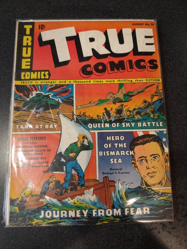 ​TRUE COMICS #26 GOLDEN AGE CLASSIC VG/F