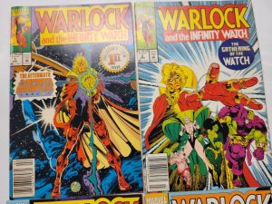 4 Warlock Marvel Comic Books #1 2 6 13 Infinity Watch 1 TJ7