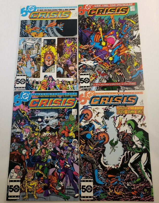 Crisis On Infinite Earths #1-12 Full Run VF/NM DC Comics 1985 Flash Supergirl 