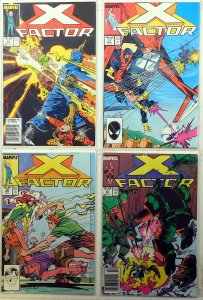 X-Factor Lot 4 #16 Newsstand, 17, 20, 21 N 1987 Marvel Cyclops Beast Comics