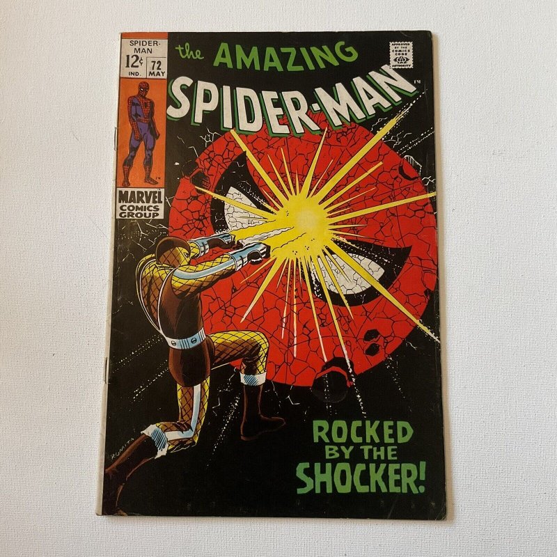 Amazing Spider-Man 72 Fine Fn 6.0 Marvel 1968