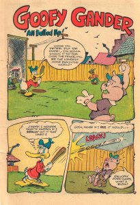 Goofy Comics #29 (1948) Pines ★ Goofy Gander, Wilbur Fox  & 3 Frazetta Illos!