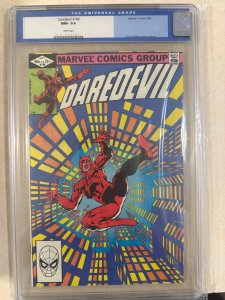 Daredevil #186 CGC 9.6 White Pages Marvel 1982 Frank Miller Cover Art