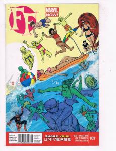 FF #9 Marvel Now Comic Book (2012 2nd Series) Pool Party Matt Fraction HH1