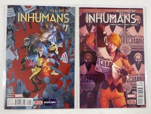 All New Inhumans lot #1-2 Marvel 2 different books 8.0 VF (2016)