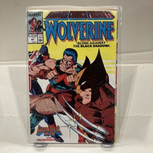 MARVEL COMICS PRESENTS WOLVERINE  #42 1990 MARVEL COMICS