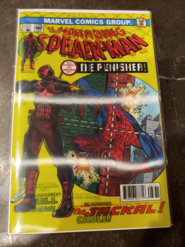 AMAZING SPIDER-MAN 129 & THE PUNISHER #287 LENTICULAR COVER