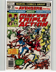 Marvel Triple Action #36 (1977) The Avengers