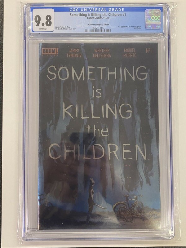 Something is Killing the Children #1 SIKTC CGC 9.8 NM/MT LCSD Foil Cvr Tynion