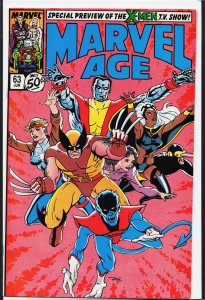 Marvel Age #63 (1988) X-Men