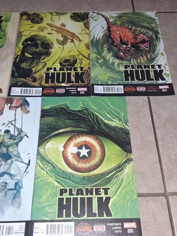 Planet Hulk #1,2,3,4,5  (2015) VF+
