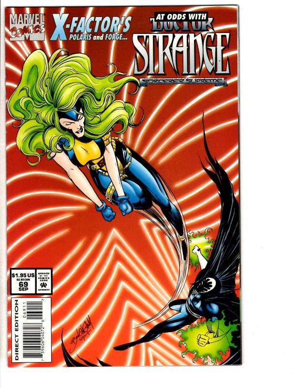 Lot Of 10 Dr. Strange Marvel Comic Books # 63 64 65 66 67 68 69 70 71 72 DB2