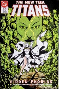 THE NEW TEEN TITANS Comic 43 — Raven v Phobia Marv Wolfman — 1988 DC Universe