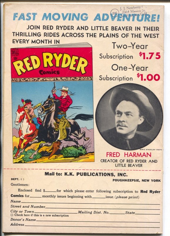 Red Ryder #68  1949 - Dell  -VF- - Comic Book