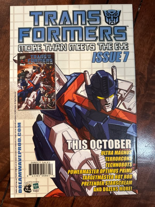 Transformers: Generation One #4 (2003)