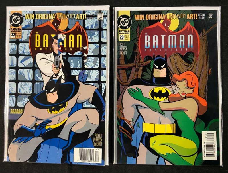 22 BATMAN ADVENTURES COMICS VF+ #3,5,6(3),8, 13,14+17(2),19(4),20(2),21,22(3),23